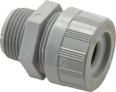 Woodhead Electrical - 14.27 to 17.45mm Capacity, Liquidtight, Straight Strain Relief Cord Grip - 1 NPT Thread, Nylon - Industrial Tool & Supply