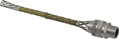 Woodhead Electrical - 12.7 to 15.88mm Capacity, Liquidtight, Straight Strain Relief Cord Grip - 1/2 NPT Thread, 7" Long, Aluminum - Industrial Tool & Supply