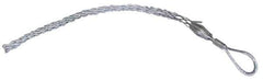 Woodhead Electrical - Offset Eye, Split Lace, Steel Wire Pulling Grip - 14" Mesh, 1-1/4 to 1.49" Cable Diam - Industrial Tool & Supply