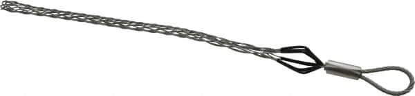 Woodhead Electrical - Flexible Eye, Closed Mesh, Steel Wire Pulling Grip - 10" Mesh, 3/4 to 0.99" Cable Diam - Industrial Tool & Supply