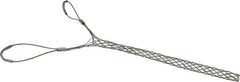 Woodhead Electrical - Double Eye, Closed Mesh, Bronze Wire Pulling Grip - 14" Mesh, 3/4 to 0.99" Cable Diam - Industrial Tool & Supply