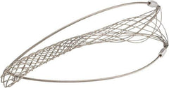 Woodhead Electrical - 2-1/2 to 2.99 Inch Cable Diameter, Tinned Bronze, Single Loop Support Grip - 42 Inch Long, 3,760 Lb. Breaking Strength, 24 Inch Mesh Length - Industrial Tool & Supply
