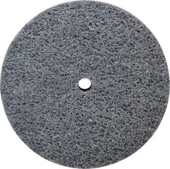Norton - 3" Diam, 3/4" Face Width, 1/4" Center Hole, Medium Grade, Silicon Carbide Deburring Wheel - Unitized, Medium Density 4 Grade, 8,000 RPM - Industrial Tool & Supply
