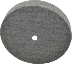 Norton - 6" Diam, 1" Face Width, 1/2" Center Hole, Medium Grade, Silicon Carbide Deburring Wheel - Unitized, Medium Density 4 Grade, 4,800 RPM - Industrial Tool & Supply