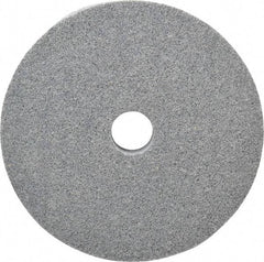 Norton - 6" Diam, 1" Face Width, 1" Center Hole, Fine Grade, Silicon Carbide Deburring Wheel - Unitized, Medium Density 4 Grade, 4,800 RPM - Industrial Tool & Supply