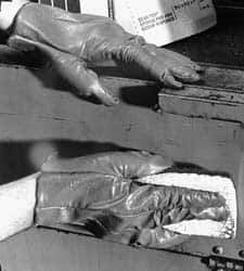 Norton - 3-1/2" Wide x 4-7/8" Long, Medium Grade Sanding Sponge - 80 Grit, 1" Thick, Doublesided - Industrial Tool & Supply