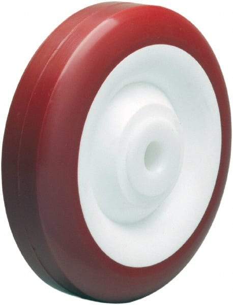 Hamilton - 5 Inch Diameter x 1-3/8 Inch Wide, Polyurethane on Polypropylene Caster Wheel - 450 Lb. Capacity, 1-5/8 Inch Hub Length, 1/2 Inch Axle Diameter, Ball Bearing - Industrial Tool & Supply