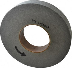 Norton - 12" Diam, 2" Face Width, 5" Center Hole, Fine Grade, Silicon Carbide Deburring Wheel - Convolute, Hard Density 7 Grade, 2,500 RPM - Industrial Tool & Supply