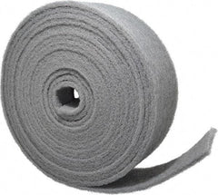 Norton - 30' Long x 4" Wide Nonwoven Roll - Very Fine Grade, Gray, Silicon Carbide - Industrial Tool & Supply