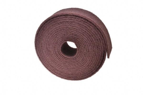 Norton - 30' Long x 4" Wide Nonwoven Roll - Fine Grade, Purple, Aluminum Oxide - Industrial Tool & Supply