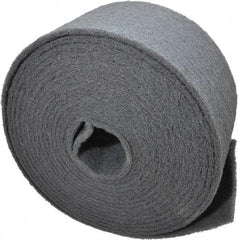 Norton - 30' Long x 6" Wide Nonwoven Roll - Very Fine Grade, Gray, Silicon Carbide - Industrial Tool & Supply