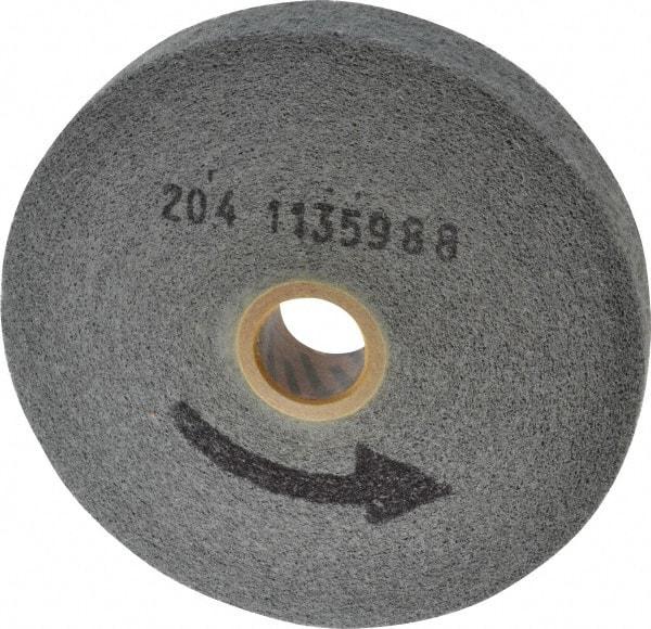 Norton - 6" Diam, 1" Face Width, 1" Center Hole, Very Fine Grade, Silicon Carbide Deburring Wheel - Convolute, Medium Density 6 Grade, 4,500 RPM - Industrial Tool & Supply