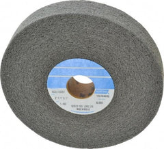 Norton - 6" Diam, 1" Face Width, 1" Center Hole, Fine Grade, Silicon Carbide Deburring Wheel - Convolute, Medium Density 6 Grade, 4,500 RPM - Industrial Tool & Supply