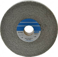 Norton - 6" Diam, 1" Face Width, 1" Center Hole, Medium Grade, Aluminum Oxide Deburring Wheel - Convolute, Medium Density 6 Grade, 4,500 RPM - Industrial Tool & Supply