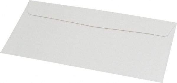 UNIVERSAL - 6-1/2" Long x 3-5/8" Wide Gummed Flap Plain White Envelope - 24 Lb Paper Weight - Industrial Tool & Supply