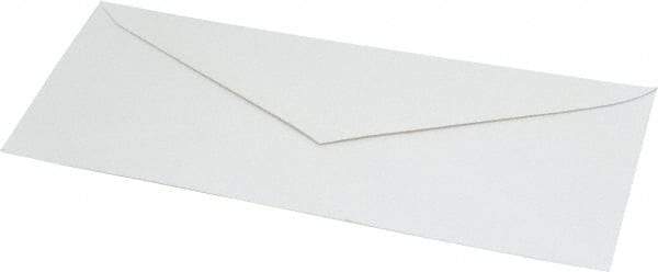 UNIVERSAL - 9-1/2" Long x 4-1/8" Wide Gummed Flap Plain White Envelope - 24 Lb Paper Weight - Industrial Tool & Supply