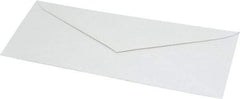 UNIVERSAL - 9-1/2" Long x 4-1/8" Wide Gummed Flap Plain White Envelope - 24 Lb Paper Weight - Industrial Tool & Supply