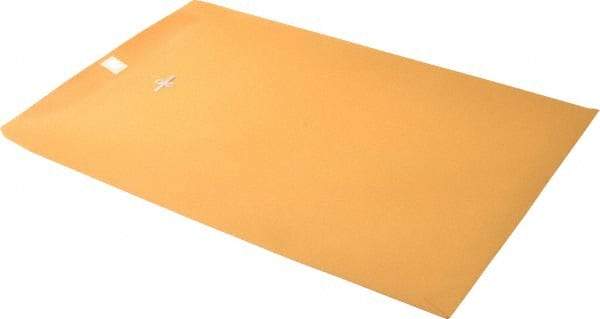 UNIVERSAL - 13" Long x 10" Wide Clasp with Gummed Flap Kraft Envelope - 28 Lb Paper Weight - Industrial Tool & Supply