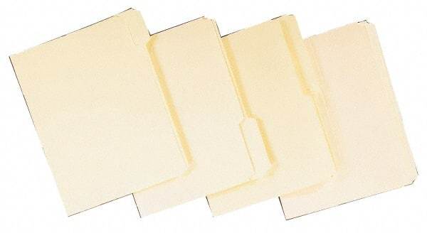 UNIVERSAL - 8-1/2 x 11" 8 Tabs, Clear Plastic Reinforced Binder Holes, Economy Tab Dividers - White - Industrial Tool & Supply