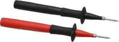 Fluke - Black/Red Electrical Test Equipment Probe - Use with TL222, TL224 Test Lead - Industrial Tool & Supply