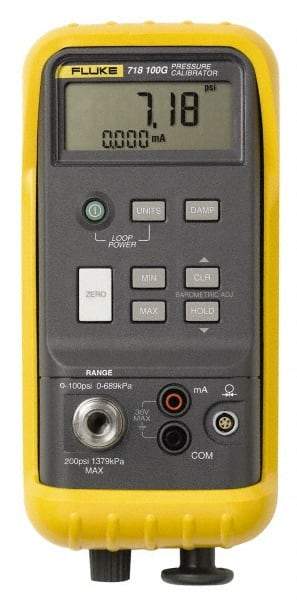 Fluke - 24 mA, Calibrator - 30 psi, 3 Year Warranty - Industrial Tool & Supply