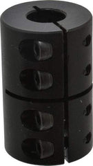 Climax Metal Products - 12mm Inside x 29mm Outside Diam, Metric One Piece Clamping Rigid Coupling - 45mm Long - Industrial Tool & Supply