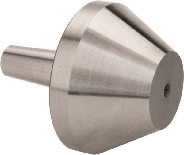 Riten - 2MT & 3MT Taper, 7/8 to 1-3/4" Point Diam, Hardened Tool Steel Lathe Bull Nose Point - 1-3/16" OAL - Industrial Tool & Supply