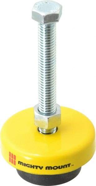 Gibraltar - 3/8-16 Bolt Thread, 1" High Leveling Mount - 300 Max Lb Capacity, 2" Base Diam - Industrial Tool & Supply