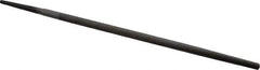 Value Collection - 10" Long, Second Cut, Round American-Pattern File - Double Cut, Tang - Industrial Tool & Supply