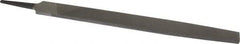 Value Collection - 12" Long, Second Cut, Flat American-Pattern File - Double Cut, 9/32" Overall Thickness, Tang - Industrial Tool & Supply