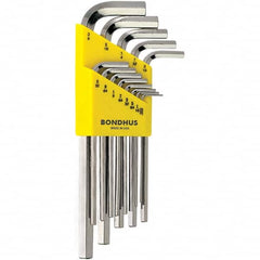 Bondhus - Hex Key Sets Tool Type: Hex Handle Type: L-Key Long Arm - Industrial Tool & Supply