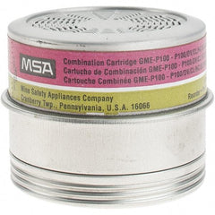 MSA - Organic Vapor, Chlorine, Sulfur, Dioxide & Hydrogen Chloride, Hydrogen Sulfide, Ammonia, Methylamine, Formaldehyde, Hydrogen Fluoride & Particulate Protection PAPR Combination Multi-Gas/P100 Particulate Filter Cartridge - Industrial Tool & Supply