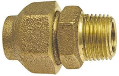 NIBCO - 3/4" Cast Copper Pipe Flared Adapter - FL x M - Industrial Tool & Supply