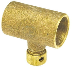 NIBCO - 1/2" Cast Copper Pipe Drain Coupling - C x C, Pressure Fitting - Industrial Tool & Supply