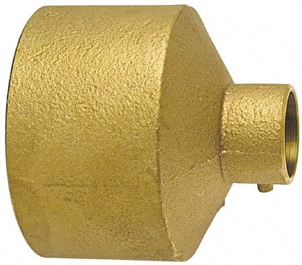NIBCO - 3 x 1-1/4" Cast Copper Pipe Reducer Coupling - C x C, Pressure Fitting - Industrial Tool & Supply