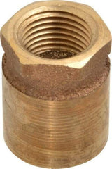 NIBCO - 1 x 1/2" Cast Copper Pipe Adapter - FTG x F, Pressure Fitting - Industrial Tool & Supply