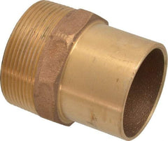 NIBCO - 2" Cast Copper Pipe Adapter - FTG x M, Pressure Fitting - Industrial Tool & Supply