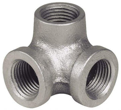 B&K Mueller - Class 150, 3/4" Galvanized Pipe Side Outlet Elbow - Threaded, Malleable Iron - Industrial Tool & Supply