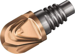 Sandvik Coromant - 316..BM..G G Grade 1030 Carbide Ball Nose Milling Tip Insert - 4 Flutes, 25mm Cutting Diam, 13.5mm Depth of Cut, 25.6mm Extension, 0.4921" Cnr Rad, 40° Helix - Industrial Tool & Supply