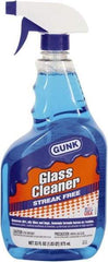 Gunk - Ammonium Hydroxide Glass Cleaner - 33 oz Spray Bottle - Industrial Tool & Supply