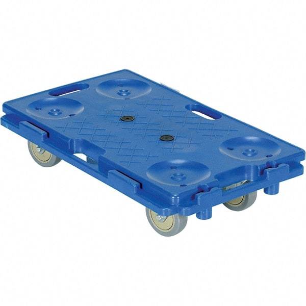 Vestil - 250 Lb Capacity Plastic Dolly - 26" Long x 16" Wide - Industrial Tool & Supply