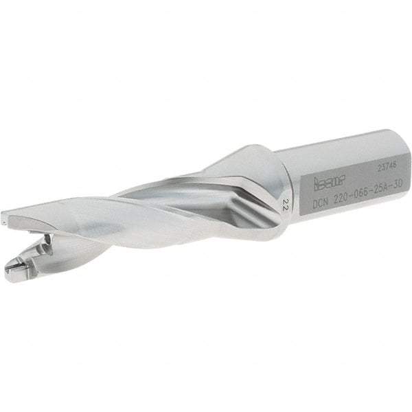 Iscar - 22mm to 22.9mm Diam, 3xD, 66mm Max Depth, 25mm Shank Diam, 156.8mm OAL, Replaceable-Tip Drill - FCP, ICK, ICK-2M, ICM, ICN, ICP, iCP-2M Insert, 22 Seat Size, 70640255 Toolholder, Series SumoCham - Industrial Tool & Supply