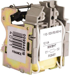 Square D - Circuit Breaker Shunt Trip - 110-130 VAC Control Voltage, Use with PowerPact - Industrial Tool & Supply