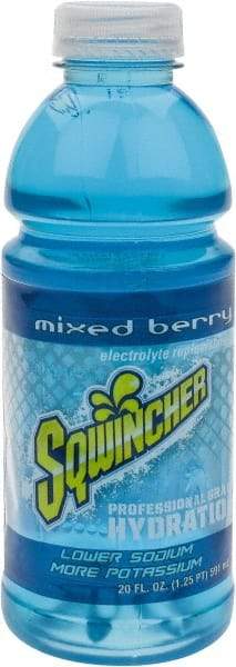 Sqwincher - 20 oz Bottle Mixed Berry Activity Drink - Ready-to-Drink - Industrial Tool & Supply