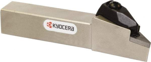 Kyocera - DVJN, Left Hand Cut, 93° Lead Angle, 3/4" Shank Height x 3/4" Shank Width, Negative Rake Indexable Turning Toolholder - 4-1/2" OAL, VN.. 33 Insert Compatibility, Series DVJN - Industrial Tool & Supply