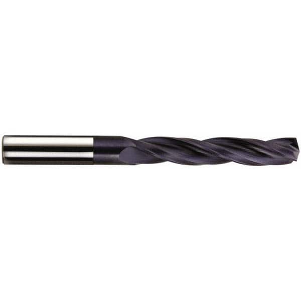Accupro - 31/64" 150° Solid Carbide Jobber Drill - Industrial Tool & Supply