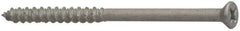 Elco - 1/4" Diam, 1-1/4" OAL, Phillips Drive, Concrete Screw & Masonry Fastener - Stainless Steel, StalGard Silver Finish, Includes #2 Drill Bit - Industrial Tool & Supply