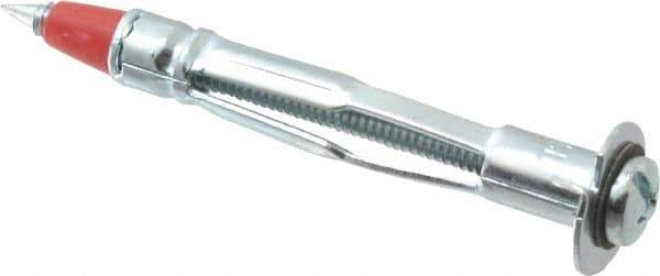 Powers Fasteners - #6 Screw, 1/8" Diam, 2-3/8" Long, 1/2 to 3/4" Thick, Sleeve Drywall & Hollow Wall Anchor - Steel, Use in Concrete, & Masonry, Drywall, Plywood & Wallboard - Industrial Tool & Supply