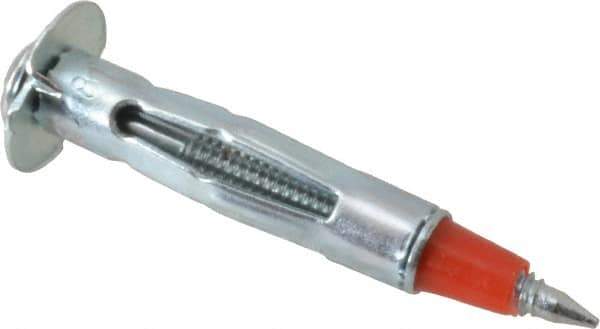 Powers Fasteners - #6 Screw, 1/8" Diam, 2" Long, 3/8 to 1/2" Thick, Sleeve Drywall & Hollow Wall Anchor - Steel, Use in Concrete, & Masonry, Drywall, Plywood & Wallboard - Industrial Tool & Supply
