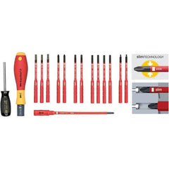 Wiha - Multi-Bit Screwdriver - Phillips & Torx Tip - Industrial Tool & Supply